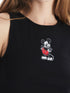 LC Waikiki Crew Neck Mickey Mouse Embroidered Women's Crop T-shirt